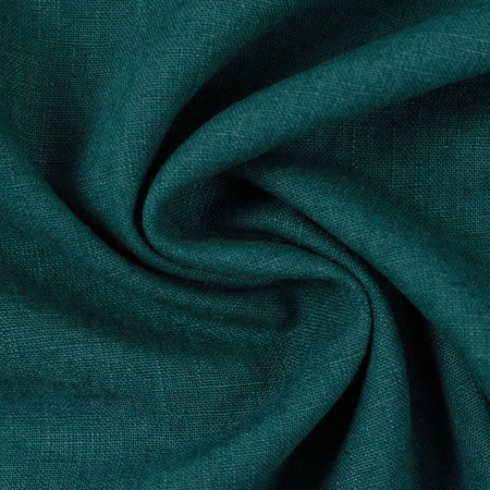 Reines Leinen - vorgewaschen - petrol